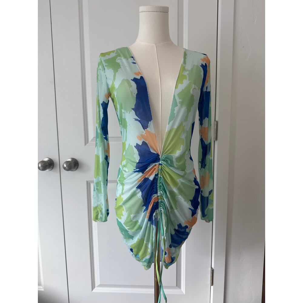 Unbranded Mesh Sheer Top Euphoria Baddie Rave Festival Mermaidcore Fairycore